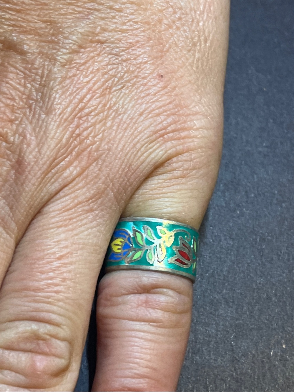 Vintage silver ring - Picture 6 of 6